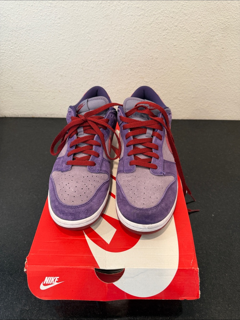 Plum Nike dunk low